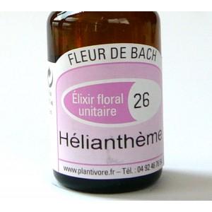Unitaire n° 26 : Hélianthème (Rock rose), 10 ml, Hautes-Alpes, BIO