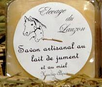 Savon lait de jument et miel, 100 g, Hautes-Alpes