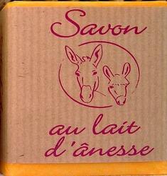 Savon au lait d’ânesse, au miel du Champsaur et Valgaudemar, 100 g, Produit des Hautes Alpes